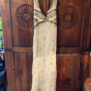 Rare Free People Beaded Dress